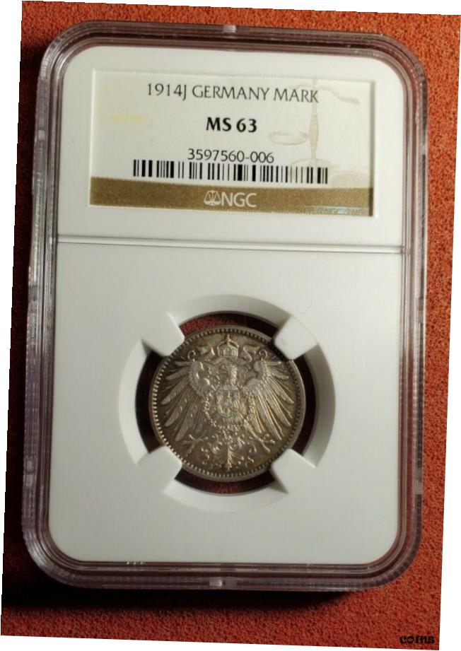 ڶ/ʼݾڽա ƥ    [̵] 1914-J ɥ 1M ޡС NGC MS-63. åt 1081- show original title