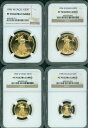 1996-W 4 コイン ($50 $25 $10 $5) セット ゴールド イーグル NGC PR70 プルーフ PF70 PR-701996-W 4 Coins ($50 $25 $10 $5) Set Gold Eagle NGC PR70 Proof PF70 PR-70(3)