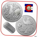 2021 オーストラリアの国章 1オンス シルバー コイン シュリンク ラップ ロール 10 コイン2021 Australian Coat of Arms 1...