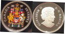 2019 ハーフダラー プルーフ ピュア シルバー カラー 50 セント コイン カナダ コート アームズ クラシック2019 Half Dollar Proo...