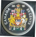 2018 ハーフダラー プルーフ ピュア シルバー カラー 50 セント コイン カナダ コート アームズ クラシック2018 Half Dollar Proo...