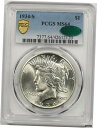 1934-S $1 PCGS ゴールド シールド CAC MS 64 ピース シルバー ドル1934-S $1 PCGS Gold Shield CAC MS ...