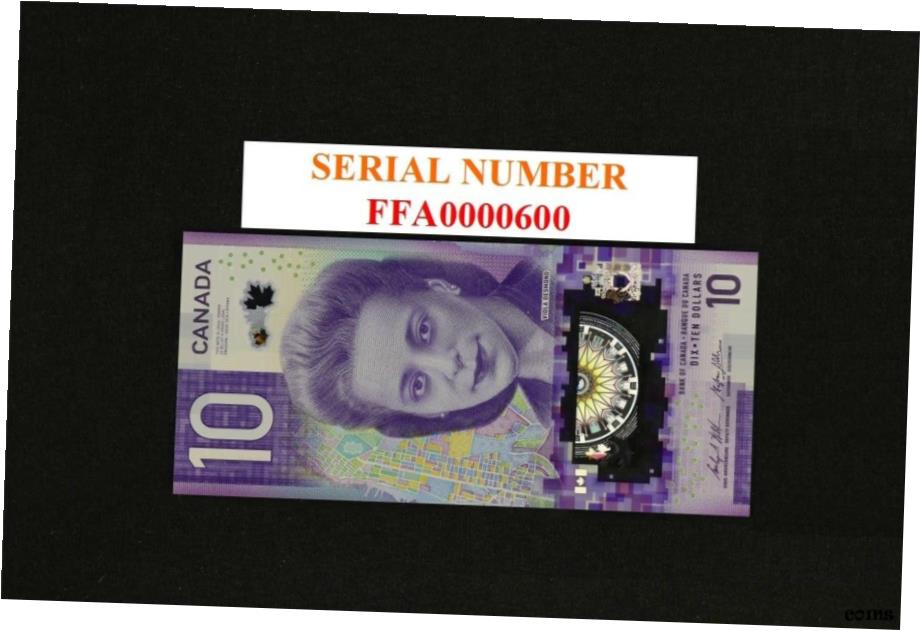 ڶ/ʼݾڽա ƥ    [̵] 2018 Bank Of Canada $10 Dollar Gem UNC.Viola Desmond Banknote. S/N FFA0000600