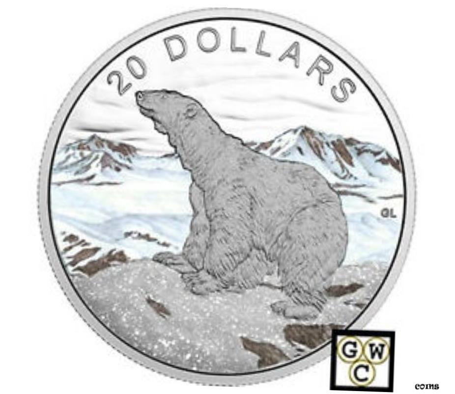 ڶ/ʼݾڽա ƥ    [̵] 2017 Glistening North-The Polar Bear with Glitter Prf $20Fine Silver(NT)(17848)