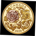 2020 クイーン エリザベス ローズ 200 ドル ゴールド プルーフ コイン鋳造 世界限定 300 ドル2020 The Queen Elizabeth R...