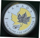 yɔi/iۏ؏tz AeB[NRC RC   [] 2013 CANADA 25th anniversary of Silver Maple Leaf Gold plated Rev proof 1 oz.