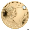 2012 カナダ $300 純度 99.999% ゴールド クイーンズ ダイヤモンド ジュビリー ダイヤモンド付き2012 Canada $300 pure 9...