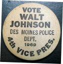 1969 年デモイン警察署 「 Vote Walt Johnson 4th Vice Press 」 木製ニッケル ！- show original title※関税は当ショップ負担（お客様負担無し）※全国送料無料・海外輸送無料※商品の状態は画像をご確認下さい（極美品・目立った汚れ無し）※輸入品の為英語表記となります※その他ご不明点はお気軽にお問合せ下さい！Circulated/Uncirculated: Circulated[ご購入前に必ずお読み下さい]親切丁寧に、商品到着までサポート対応させていただきます。■パソコンの画像・画質により色や素材感が、実際の商品と多少異なる場合がございますので予めご了承くださいませ。■お客様のご都合（程度の解釈相違を含む）による商品のご購入後のキャンセル返品は、原則としてお受け致しておりません。未払いのまま2日以上連絡が取れない場合はキャンセルさせて頂きます。その場合、事務局側が自動的に「非常に悪い」の評価を付けてしまいますのでご注意ください。※お支払い頂いた場合は連絡は不要です。※他ショップでも販売しておりますので、稀に在庫がない場合がございます。■不具合での返品は箱などすべてが到着時の状態になるものに限らせていただきます。※当店では不良品はすべて現物確認と不具合の確認を行い対応をさせて頂いております。■お客様のご都合によるご注文確定後の商品のキャンセルにつきましては承っておりません。また、ご入金確認後、またはご決済完了確認後のキャンセルにつきましては、ご注文総額の30％のキャンセル料をご請求させていただきます。■領収書二重発行やトラブル防止のため、領収書発行は行っておりません。事務局側が発行している「支払い明細」が正式な支払い証明となります。支払い明細画面を印刷したものが領収書の代わりになることを各税務署に確認済みです。■年末年始・連休の発送は、業者も休みになる関係でいつもより遅れます。■輸送時の破損の場合は配送業者への報告を行って下さい。報告なしでの対応はできません。■日祝日は定休日とさせていただいております。連絡・発送が出来ませんのであらかじめご了承お願いいたします。■内容は必ずお読みになってからお買い求め下さいますようお願い致します。※在庫状況は常に更新をしておりますが、当社は複数店舗で在庫を共有しているため、ご注文を頂きましても稀に欠品している場合がございます。その際は誠に申し訳ございませんが、その旨をメールまたはお電話にてご連絡させていただきます。ご理解いただけますようお願い申し上げます。親切・丁寧にお取引させていただきますのでよろしくお願いします。 品質保証について 当店の商品の、品質保証についてご紹介いたします。 ▽品質保証書 お買い上げいただく全ての商品に「WORLD RESOURCE品質保証書」をおつけいたします。 これは、WORLD RESOURCEが販売した商品であることを保証するものです。大切に保管してください。 ▽標準保証に関して 当店でご購入頂きました商品は7日以内の標準保証サービスが付属致します。 ※ご購入日につきましては、製品の品質保証書に記載の日付にて確認させていただきます。 ※保証は通常利用時のみの対応となります。 ※ご購入日の確認を致しかねる場合は有償となります。品質保証書は大切に保管して下さい。POINT01　品揃え一番店を目指して 「期待に答えるお店づくりと、時代に合わせたサービスをご提供致します。」 POINT02　多種多様な商品レパートリー 「幅広く、世界の商品をご用意しております。」 POINT03　きっと見つかる！新しい発見 「テレビや雑誌で紹介されたアイテムもいちはやく。」 モットー：丁寧な接客対応 その道数十年のスタッフだからこそできる、“豊富な知識”に基づく商品のご提案。 お探しの商品はお気軽にスタッフにお尋ねください。 「以前は、商品ページあったけど、、、見つからない。」 「初めてアンティークコインの購入をしますが大丈夫ですか？」 「この年代の商品を探していますが、おすすめはありますか？」 「友人にアンティークコインを送りたいけど、おすすめありますか？」 等など、困ったときの質問にも、しっかり対応・お調べ致します。 取寄せ、取り置き等もできますので、商品一覧で見つからなかった商品でも、 スタッフまでお気軽にご相談下さい。 【お問い合わせはお気軽にどうぞ】 suport@world-resource.net