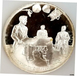 ジョン・F・ケネディの遺産.999 純銀メダル!テレビ大討論会!The Legacy of John F. Kennedy .999 Fine Silver Medal! The Great TV Debate!