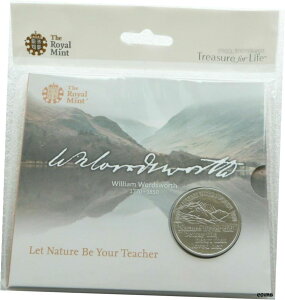 2020 ウィリアム・ワーズワース ? 5 5ポンド ブリリアント未流通コインパック 密封2020 William Wordsworth ? 5 5lb Brilliant Uncirculated Coin Pack Sealed
