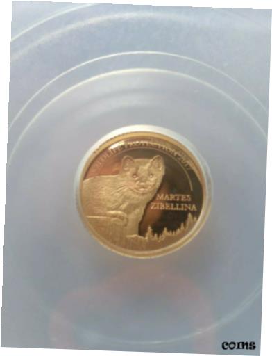  アンティークコイン コイン 金貨 銀貨  2017 1000 Tug PCGS PR69DCAM Mongolia Sable First Day of Issue .999 Gold Coin