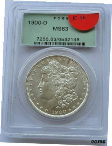 ڶ/ʼݾڽա ƥ    [̵] 1900-O $1 Morgan Dollar PCGS OGH Choice MS63 90% Silver Old Green Holder jc56