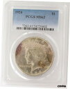 1924 ピース シルバー ダラー PCGS MS63 トーン1924 Peace Silver Dollar PCGS MS63 Toned