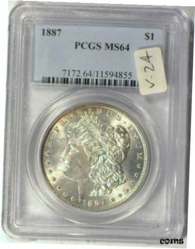 ڶ/ʼݾڽա ƥ    [̵] 1887 VAM-24 PCGS MS64 Morgan Dollar [inv 933]