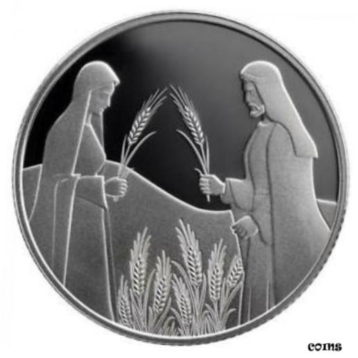 【極美品/品質保証書付】 アンティークコイン コイン 金貨 銀貨 送料無料 ISRAEL COIN MEDAL 2020 BIBLE STORY RUTH IN BOAZ 039 S FIELD PROOF SILVER