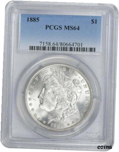 ڶ/ʼݾڽա ƥ    [̵] 1885 Morgan Silver Dollar MS64 PCGS
