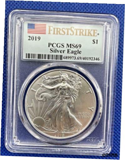  アンティークコイン コイン 金貨 銀貨  2019 American Eagle Silver Coin PCGS First Strike Trust Appraisal Fairness Japan