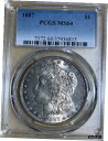1887 PCGS MS64 モルガン シルバー ダラー1887 PCGS MS64 Morgan Silver Dollar