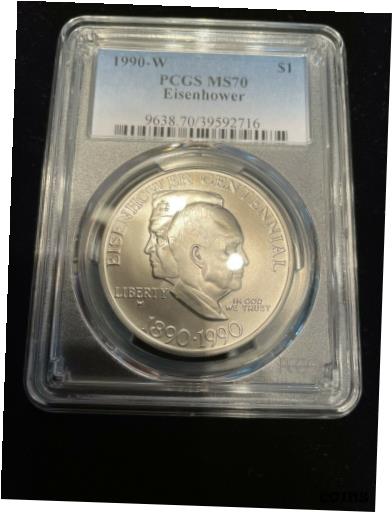 ڶ/ʼݾڽա ƥ    [̵] PCGS 1990-W MS70 Eisenhower 90% Silver Dollar