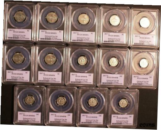 ڶ/ʼݾڽա ƥ    [̵] 2017-S 14 Coins From The Enhanced Uncirculated Set PCGS SP69 First Day of Issue