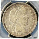 yɔi/iۏ؏tz AeB[NRC RC   [] 1901 50C Barber Half Dollar PCGS F DETAILS 28023020