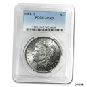 yɔi/iۏ؏tz AeB[NRC RC   [] 1881-O Morgan Dollar MS-63 PCGS - SKU #4537