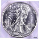 楽天金銀プラチナ　ワールドリソース【極美品/品質保証書付】 アンティークコイン コイン 金貨 銀貨 [送料無料] 1942-D Walking Liberty Silver Half Dollar - PCGS MS65