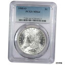 yɔi/iۏ؏tz AeB[NRC RC   [] 1888 O Morgan Dollar MS 64 PCGS 90% Silver $1 Uncirculated US Coin Collectible