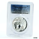【極美品/品質保証書付】 アンティークコイン コイン 金貨 銀貨 送料無料 Bahamas 5 dollars First Manned Flight Brothers Wright PR69 PCGS silver coin 1992