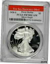 yɔi/iۏ؏tz AeB[NRC RC   [] 2020-S AMERICAN SILVER EAGLE DOLLAR PROOF - PCGS PR70 DCAM FIRST STRIKE!