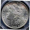  アンティークコイン コイン 金貨 銀貨  1890 S MORGAN DOLLAR PCGS MS 62 CRISP SILVER CARTWHEEL LUSTER WITH A SPLASH OF