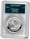 2019 オーストラリア 1 オンス シルバー スワン MS-70 PCGS (FS、スワン ラベル)2019 Australia 1 oz Silver Swan MS-70 PCGS (FS, Swan Label)(3)
