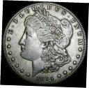  アンティークコイン コイン 金貨 銀貨  1884-S Morgan Dollar Silver ----- Nice RARE ----- #N917