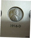 1916-D リンカーン セント - Unc Brown - 光沢1916-D Lincoln Cent - Unc Brown - Luster(3)