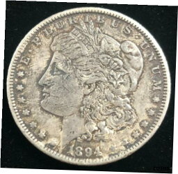 【極美品/品質保証書付】 アンティークコイン コイン 金貨 銀貨 [送料無料] 1894-O Silver Morgan Dollar