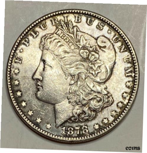  アンティークコイン コイン 金貨 銀貨  1878 Reverse of '78 Morgan Silver Dollar Seven Tail Second Reverse