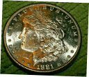【極美品/品質保証書付】 アンティークコイン コイン 金貨 銀貨 送料無料 A818,Morgan Silver Dollar,1881 S Vam 1A1 DMPL HIgh Grade Seldom Seen