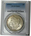 PCGS MS63 1878-S モーガン シルバー ダラー サンフランシスコ ミント チョイス BU #41619133PCGS MS63 1878-S Morgan Silver Dollar San Francisco Mint Choice BU #41619133(3)