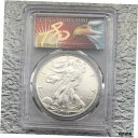  アンティークコイン コイン 金貨 銀貨  2021 USA Silver Eagle PCGS MS70 1 Dollar Silver Coin Trust Appraisal Fairness JP