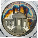 yɔi/iۏ؏tz AeB[NRC RC   [] 1984-S USA OLYMPIC SILVER DOLLAR PCGS PR GENUINE UNC MONSTER COLOR TONED BU (MR)