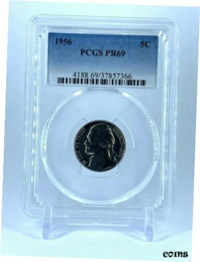 yɔi/iۏ؏tz AeB[NRC RC   [] PR69 1956 JEFFERSON NICKEL PCGS GRADED 5C PROOF RARE COIN US PR 69 FIVE CENTS