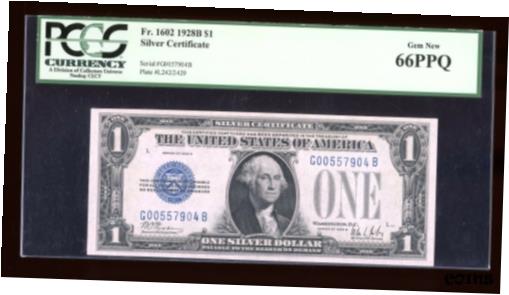 DBR 1928-B $1 С  Fr. 1602 GB ֥å PCGS 66 PPQ ꥢ G00557904BDBR...