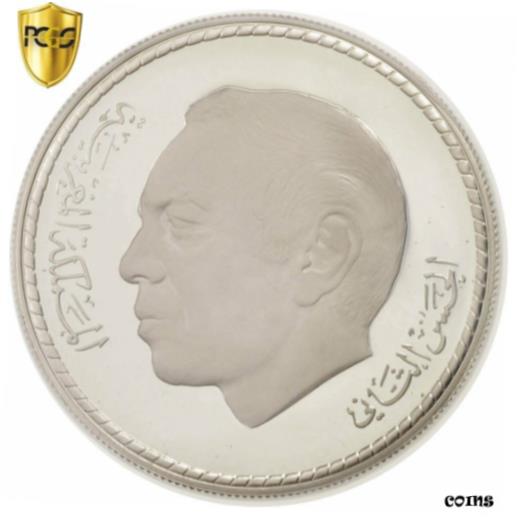 yɔi/iۏ؏tz AeB[NRC RC   [] [#49594] Morocco, al-Hassan II, 50 Dirhams, 1976, PCGS, PR68DCAM, KM:68