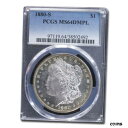 1880-S モルガン ドル MS-64 DMPL PCGS1880-S Morgan Dollar MS-64 DMPL PCGS(3)