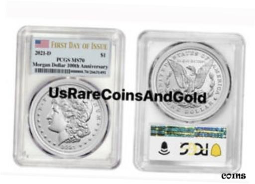 2021-D 륬 顼 D ߥ ޡ PCGS MS70 ȯԴ2021-D Morgan Dollar D Mint M...