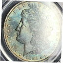  アンティークコイン コイン 金貨 銀貨  1885-O MORGAN SILVER DOLLAR PCGS MS64 Very Attractively Toned