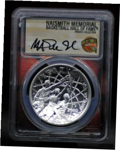 ڶ/ʼݾڽա ƥ    [̵] 2020-P PCGS PR70DCAM FDOI Basketball HOF Silver Dollar Magic Johnson Sig [061DUD