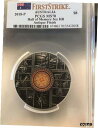 2018-P オーストラリア ファースト ストライク ホール オブ メモリー 5 オンス シルバー。限定 300 ミント。PCGS702018-P Austra...