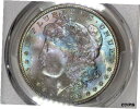 1888-P モルガン ドル PCGS MS65 CAC 水彩 EOR エンド オブ ロール レインボー トーン1888-P Morgan Dollar PCGS MS65 CAC Watercolor EOR End Of Roll Rainbow Toned