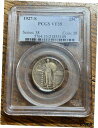 クォーター ダラーズ スタンディング リバティ クォーター 1927 S PCGS VF35 レア デイト スラブ シルバーQuarter Dollars Standing Liberty Quarter 1927 S PCGS VF35 Rare Date Slab Silver(3)